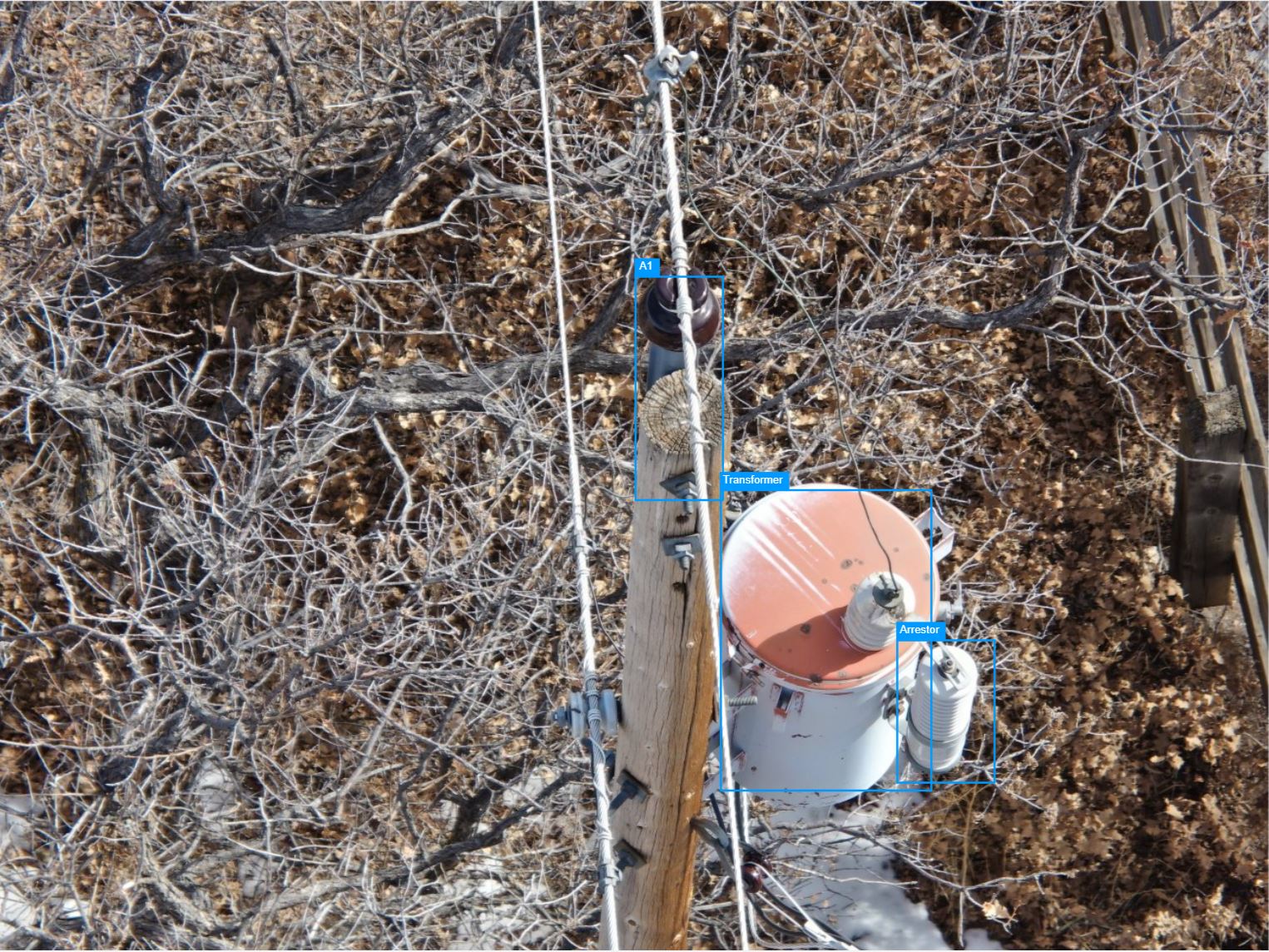 Right-of-Way Multispectral Analysis example