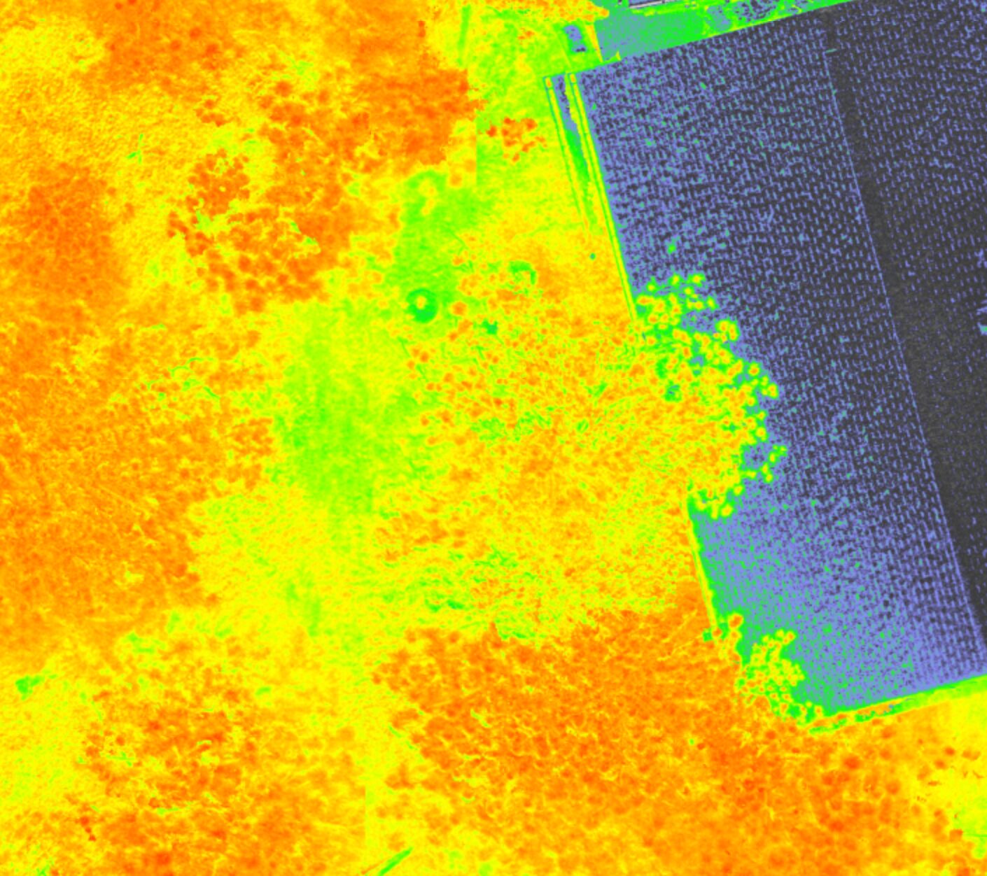 Right-of-Way Multispectral Analysis example